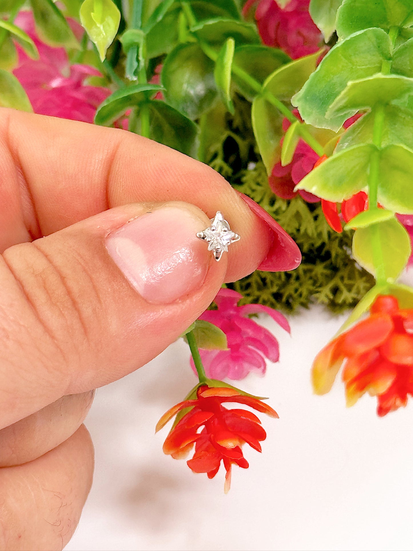 Tiny Star Flatback Stud (Single or Pair!)