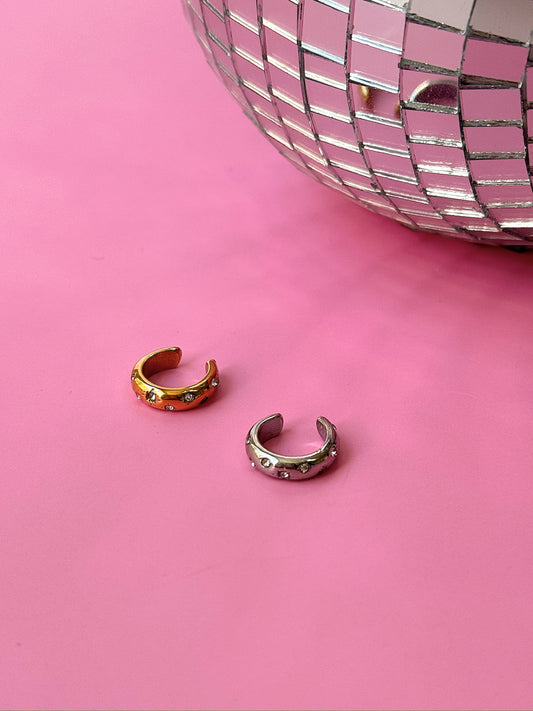 Starry Night Ear Cuff (Gold + Silver)