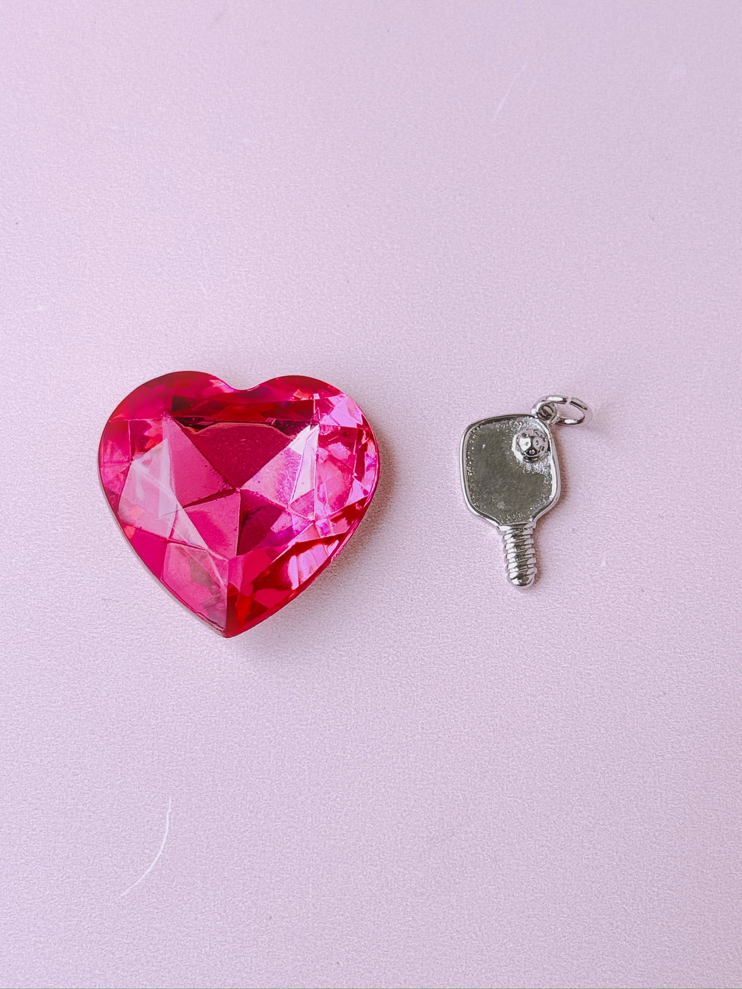 Pickleball Charm (Gold + Silver)