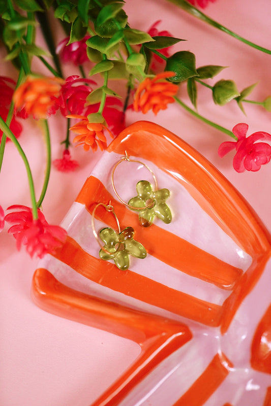 Jelly Flower Hoops