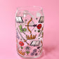 Fantasy Bookish Glass Cup