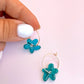 Jelly Flower Hoops