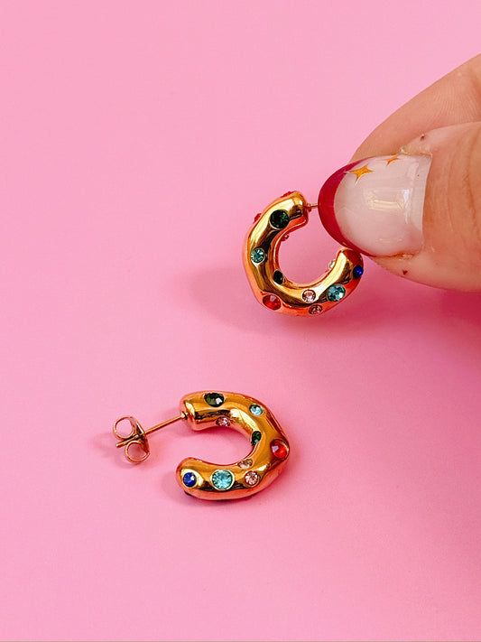 Ambrosia Hoop Studs
