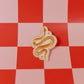 Metallic Gold Snake Embroidered (Iron-On) Patch