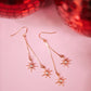Staggered Star Drops (Gold + Silver)