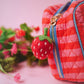 Strawberry Felt Keychain
