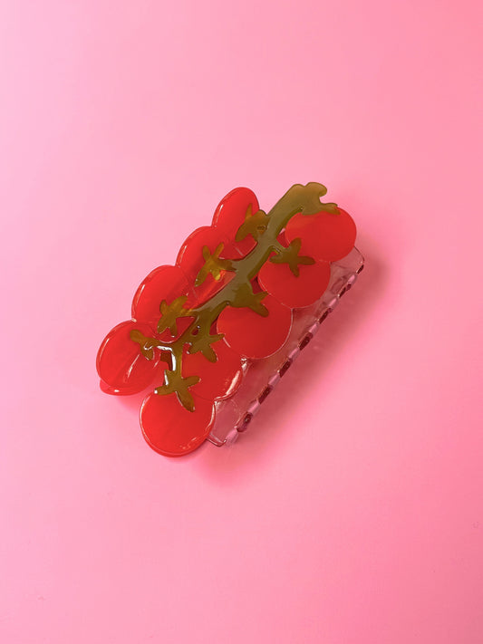 Tomato Vine Hair Claw Clip