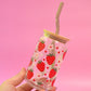 Strawberry Dreams Glass Cup