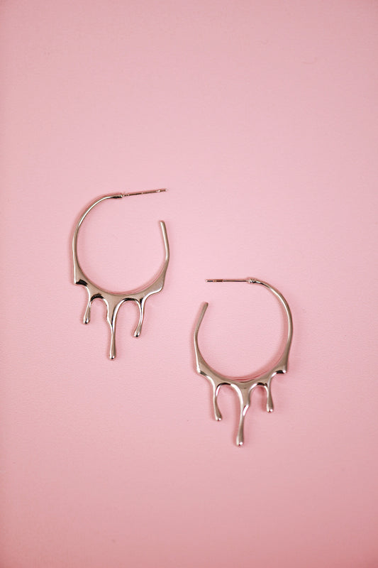 Honey Drip Hoops (Gold + Silver)