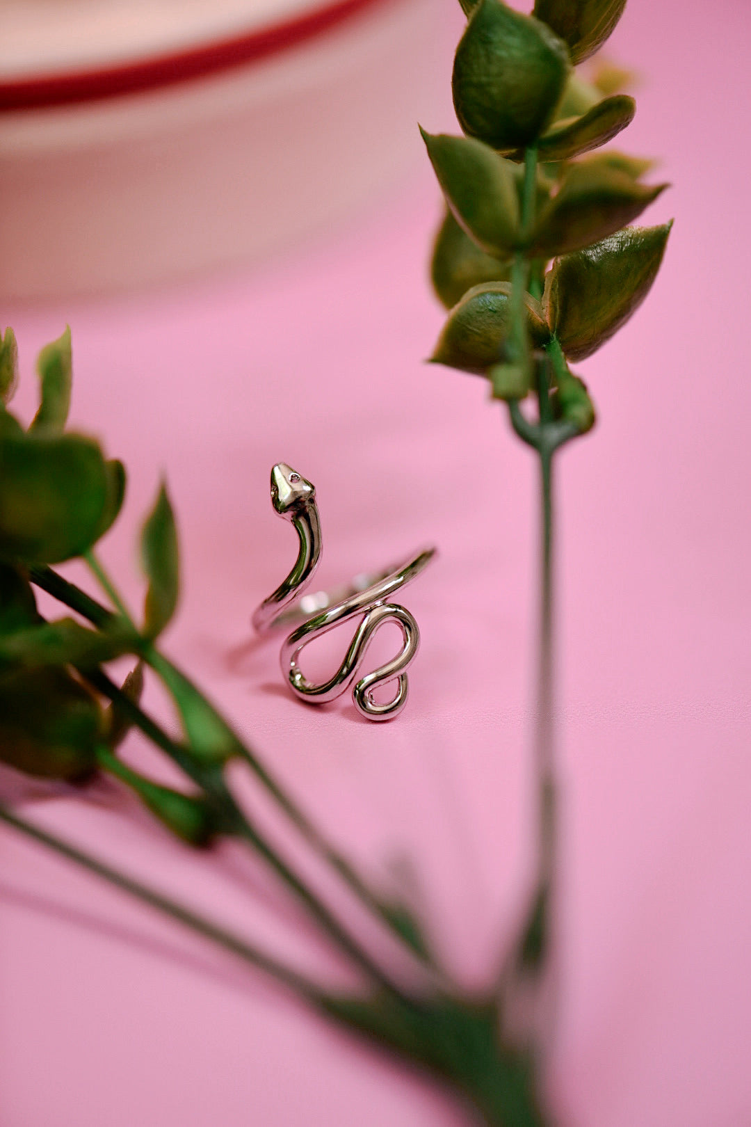 Snake Ring (Gold + Silver)