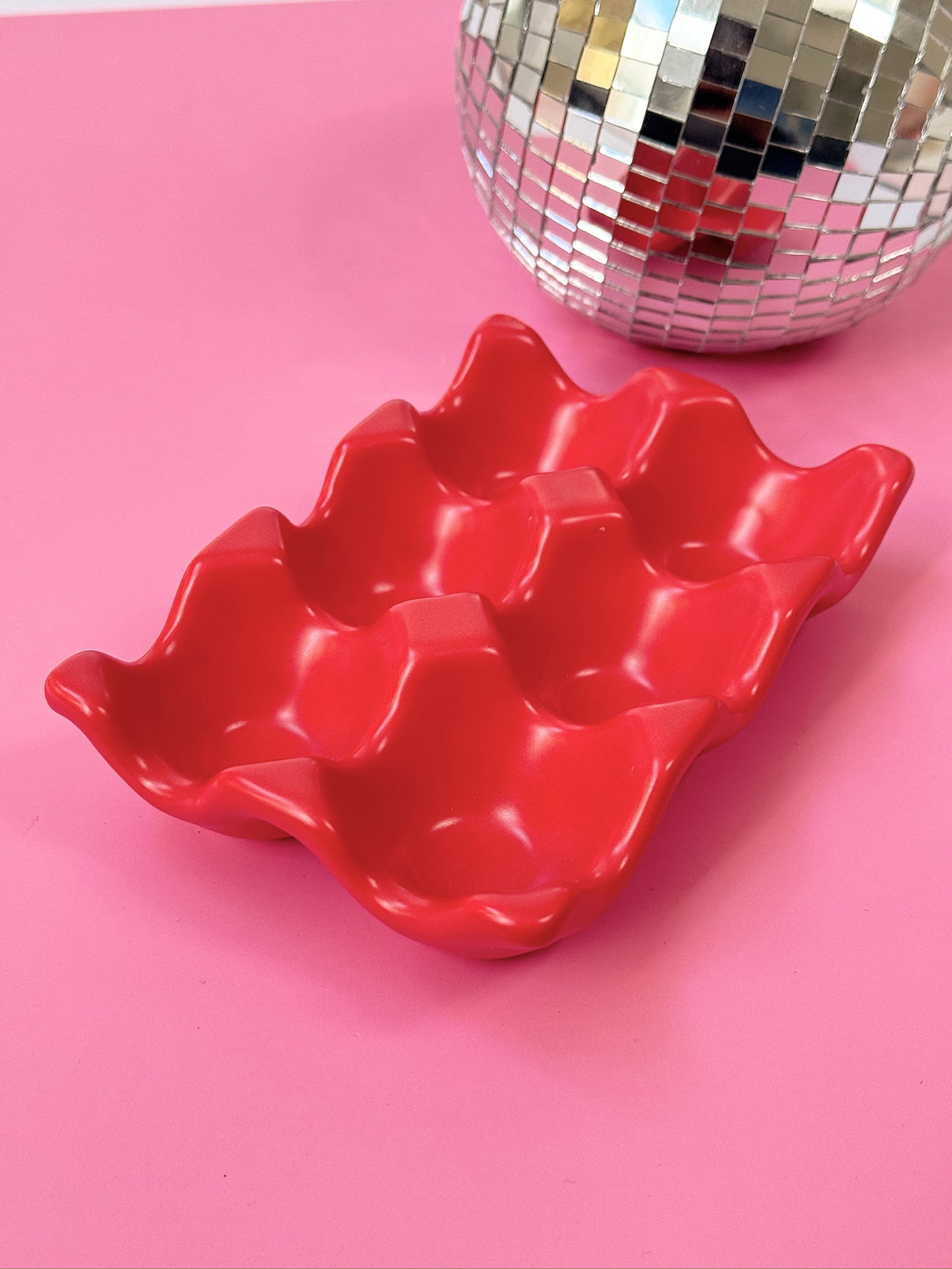 Ceramic Half Dozen Egg Holder