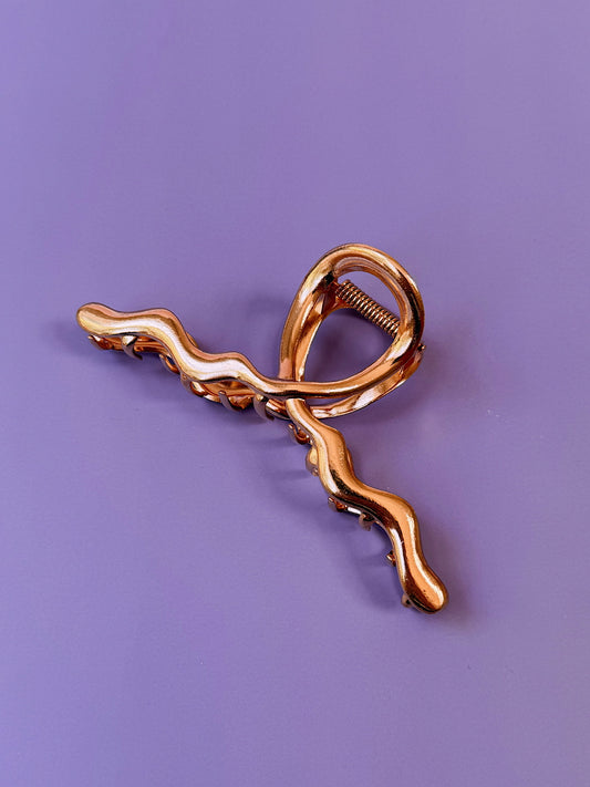 Funky Metal Hair Claw Clip