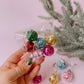 Multicolored Disco Ball Ornaments 12-pack