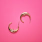 Chunky Happy Moon Hoops