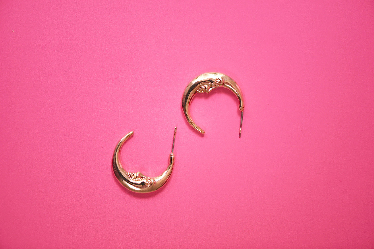 Chunky Happy Moon Hoops