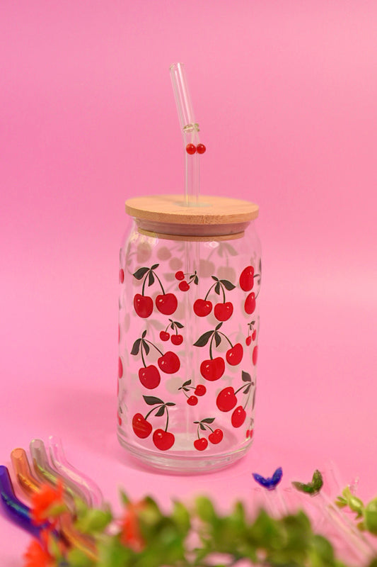 Cherry Pie Glass Cup