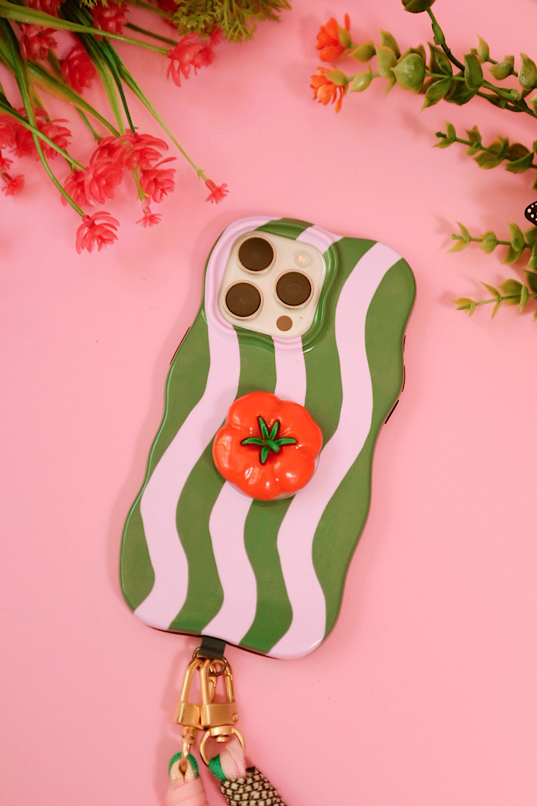 Tomato Phone & E-Reader Grip