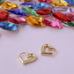 Golden Hour Designs Chunky Heart Hoops