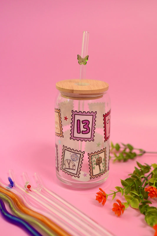 TS Swiftie Discography Glass Cup