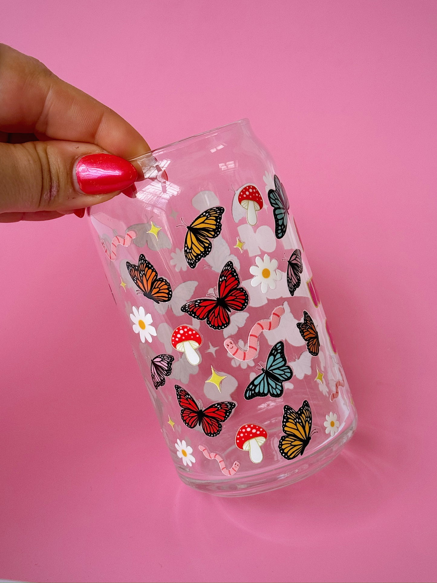 Whimsy & Rage Glass Cup