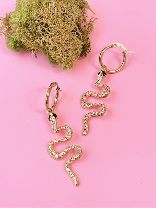 Hex & Hiss Hoop Dangles