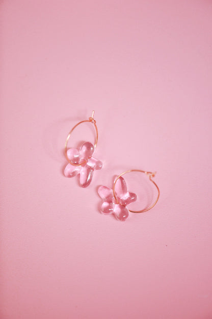 Jelly Flower Hoops