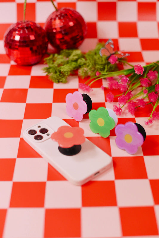 Flower Power Collapsible Phone / Kindle Grip
