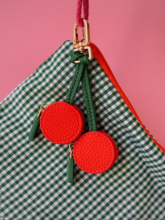 Cherry Trinket Jewelry Travel Case