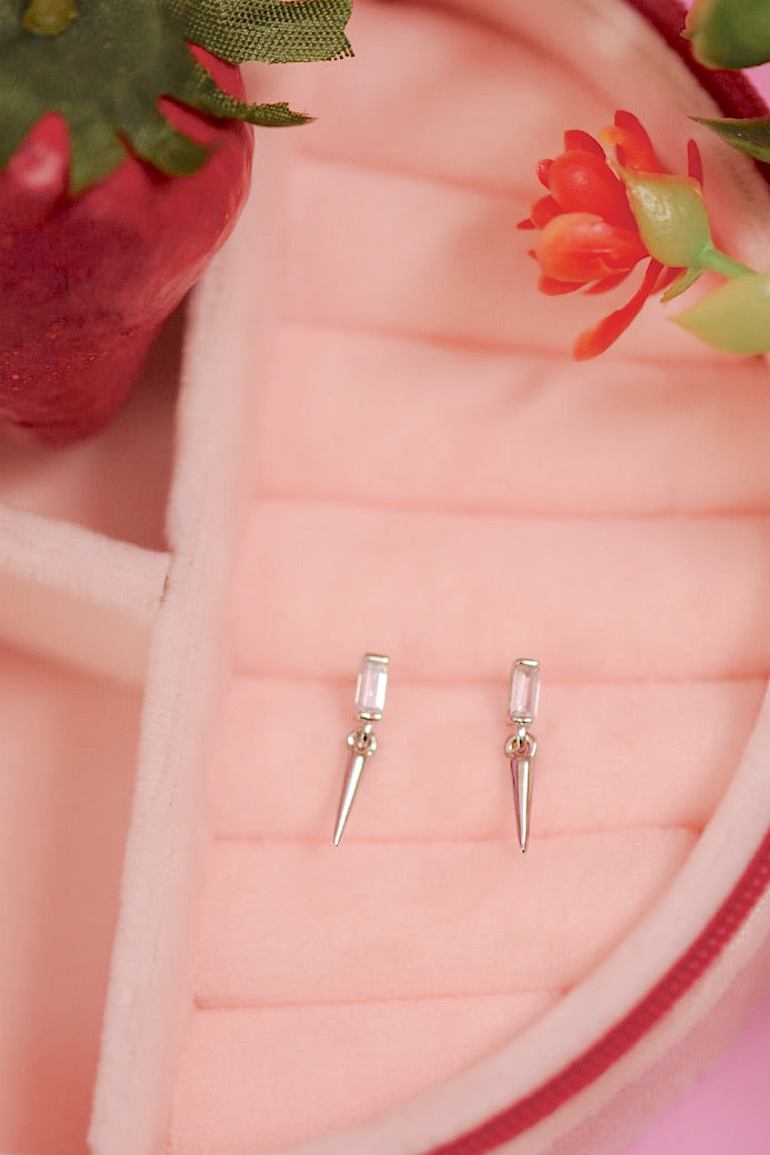 Jewel & Spike Studs (Gold + Silver)