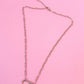 Vixen Silver Carabiner Necklace