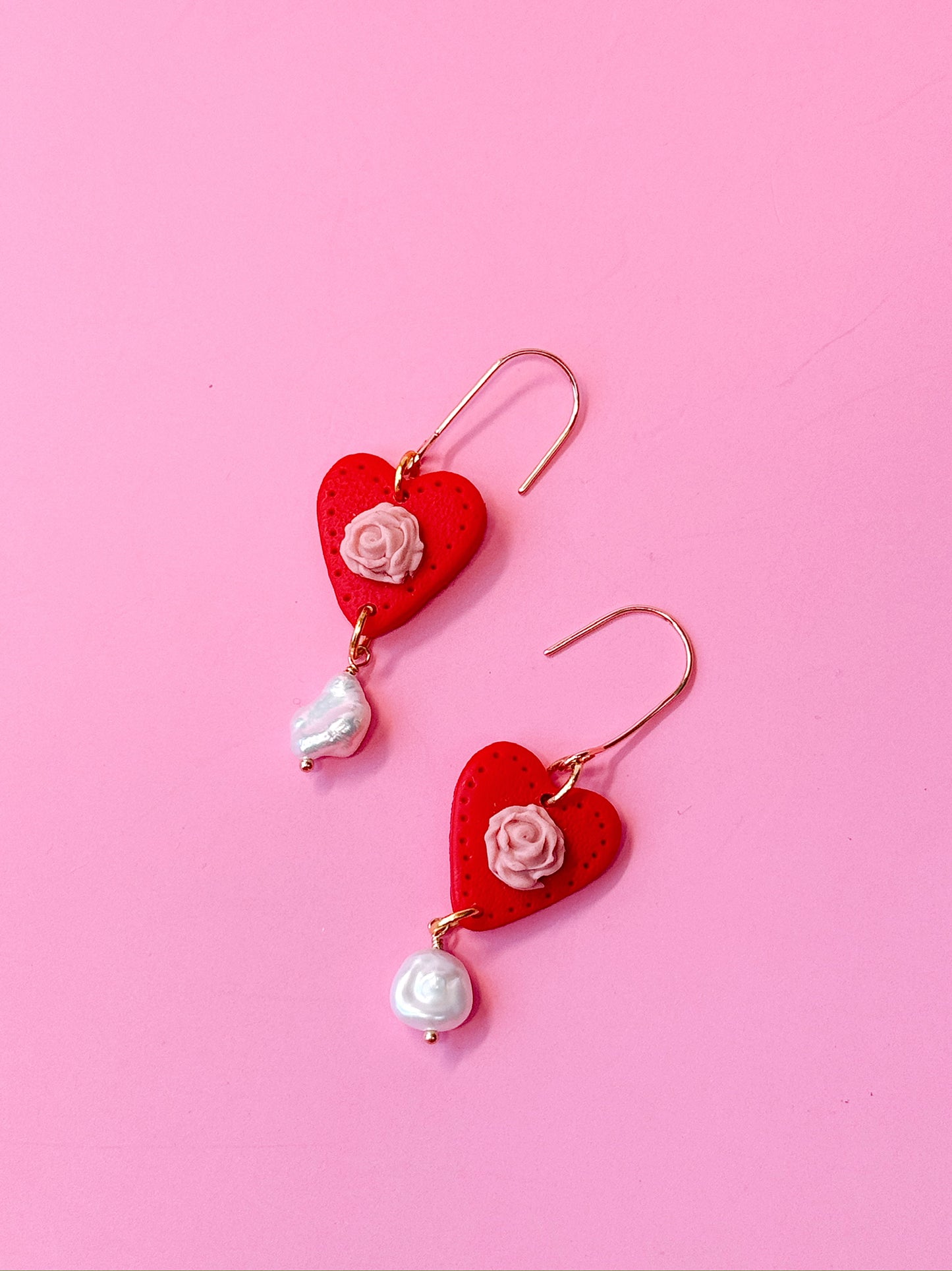 Coquette Heart Dangles