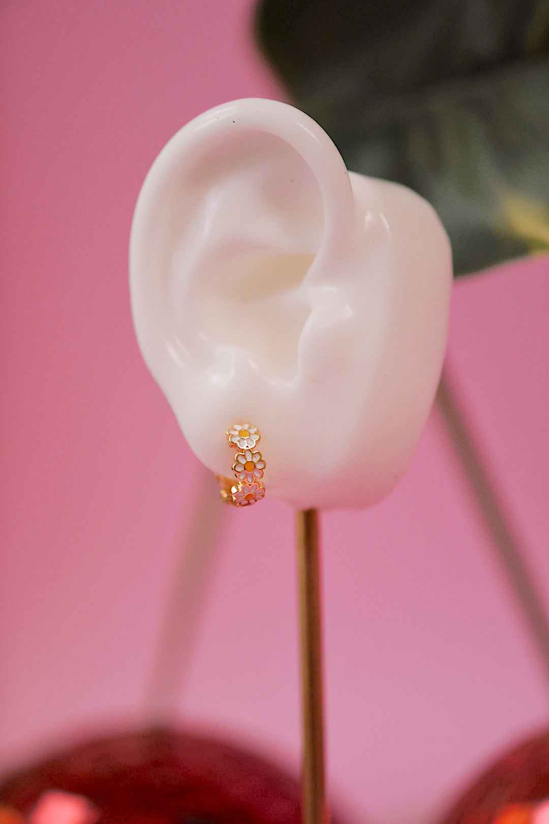 Daisy Hoops (3 Color Options)