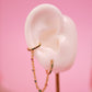 Gemmed Up Ear Cuff Connector Hoop