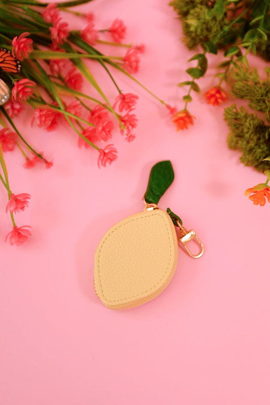 Lemon Trinket Jewelry Travel Case