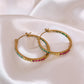 Gold Cosmic Candy Hoops