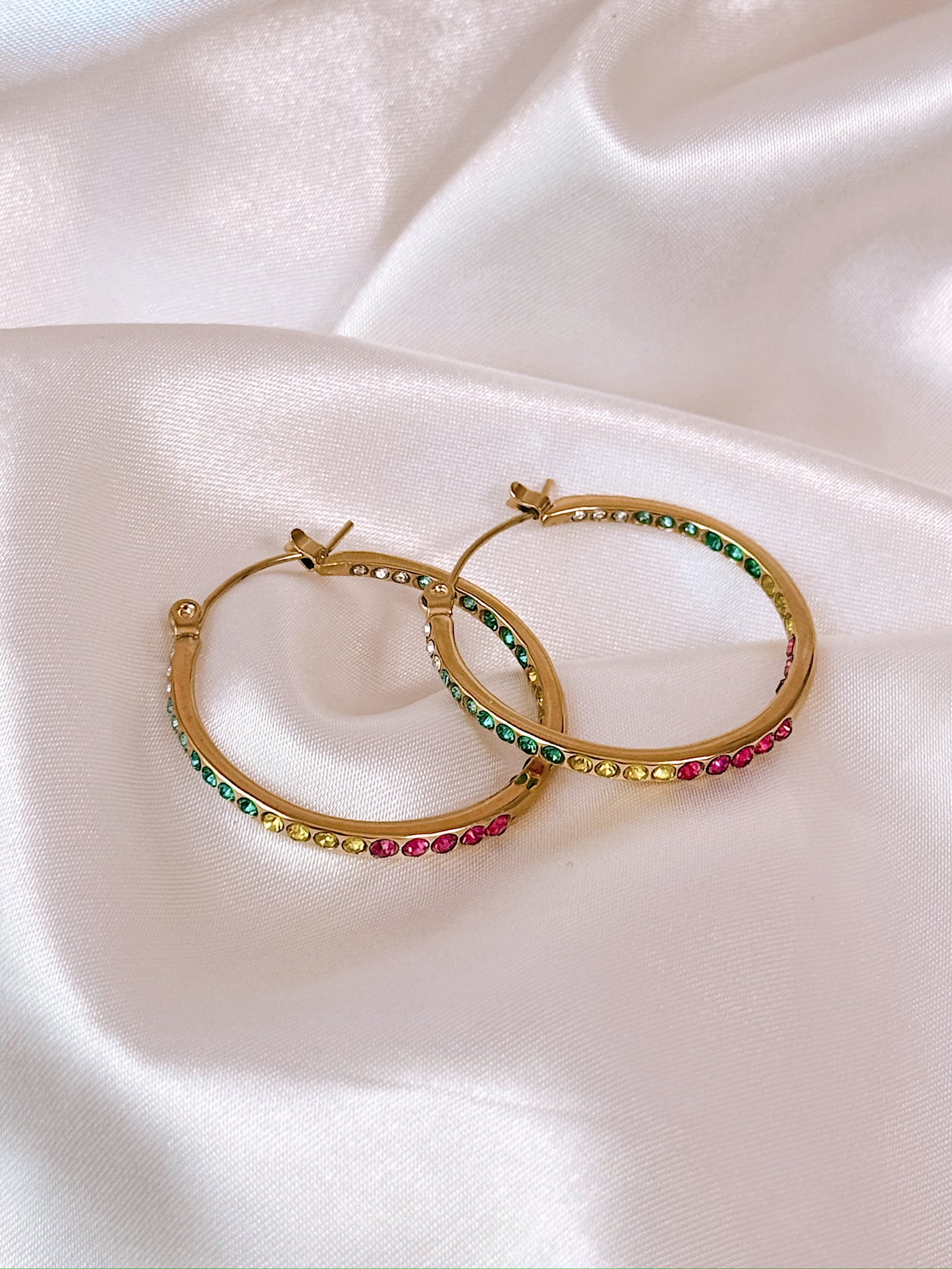 Gold Cosmic Candy Hoops