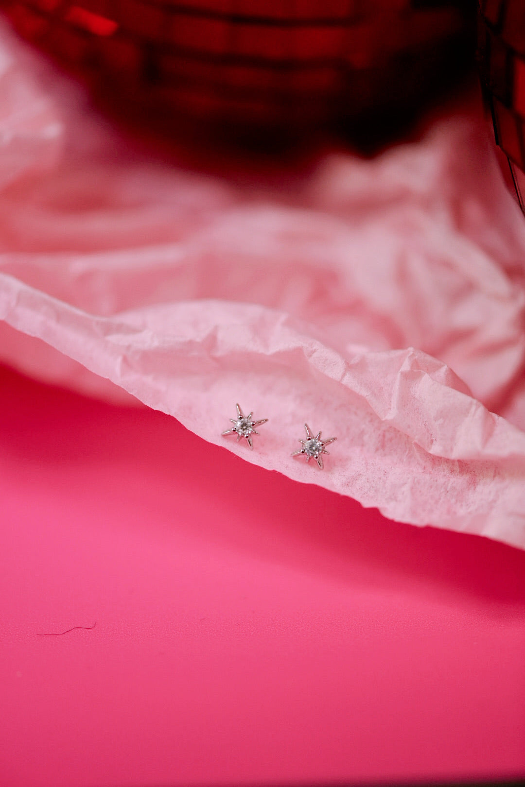 Sparkle Aster Star Studs (Gold + Silver)