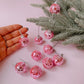 Pink Disco Ball Ornaments 10-pack