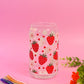 Strawberry Dreams Glass Cup
