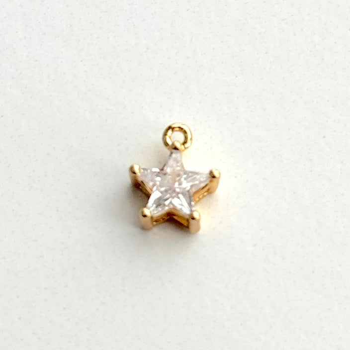 Sparkle Star Charm (Gold + Silver)