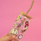 Swiftie Motif Glass Cup