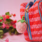 Strawberry Felt Keychain