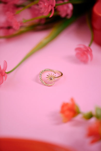 Moonlit Statement Ring