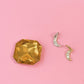 Crystal Moon Charm (Gold + Silver)