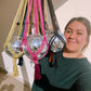 Disco Ball Hangers - Fuschia