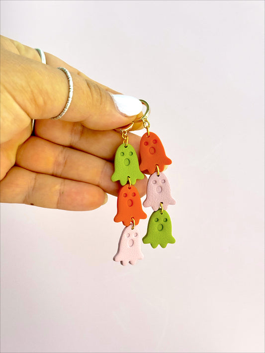 Colorful Ghost Dangles