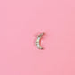 Crystal Moon Charm (Gold + Silver)