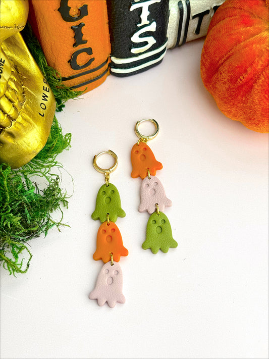 Colorful Ghost Dangles