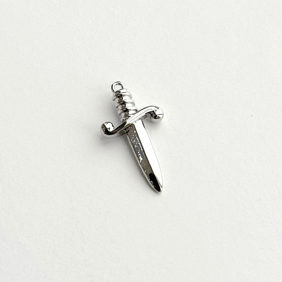 Dagger Charm (Gold + Silver)