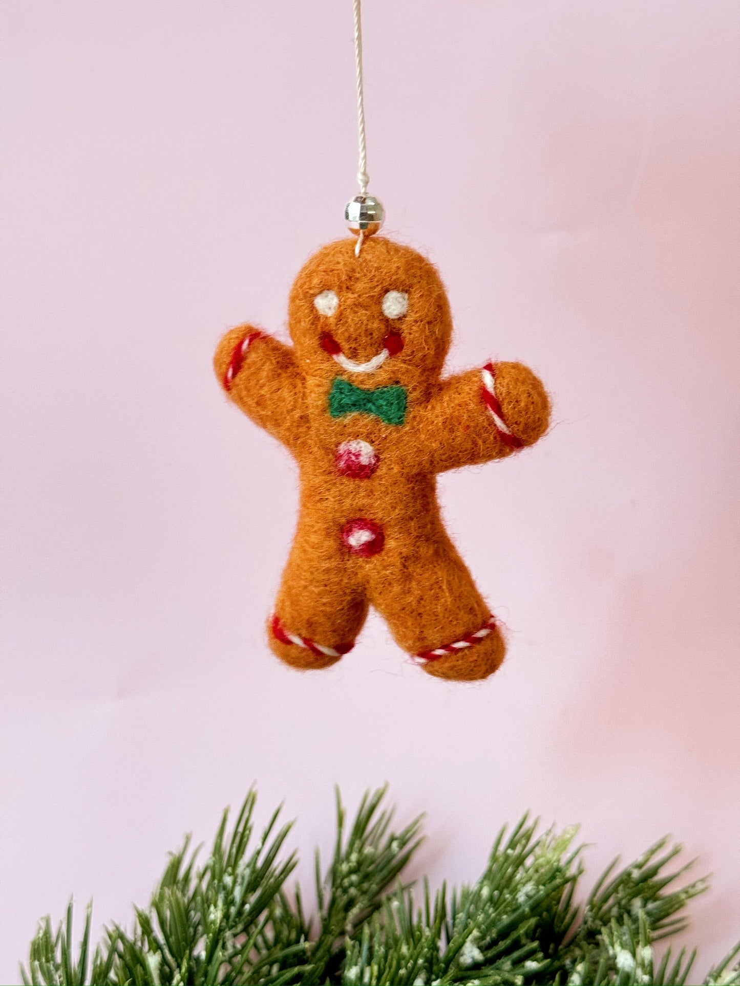 Golden Hour Designs Gingerbread Man Car Hanger & Ornament